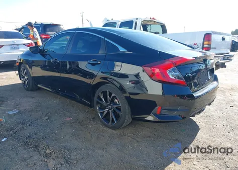2020 Honda Civic Sport from USA, damaged, VIN 19XFC2F87LE215185